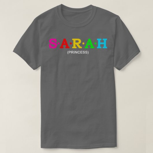 Sarah Princess T-Shirt (Design vorne)