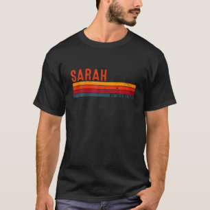 Sarah Retro Vintag Limited Edition 80er 90S Birthd T-Shirt