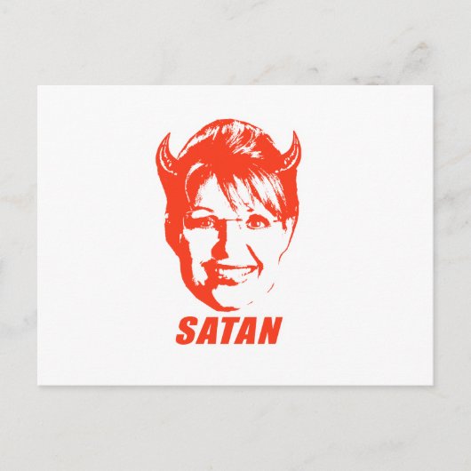 SARAH SATAN POSTKARTE (Vorderseite)