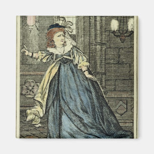 Sarah Siddons als Dame Macbeth Magnet