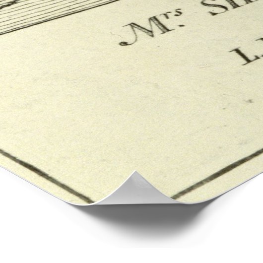 Sarah Siddons as Lady Macbeth Poster (Ecke)