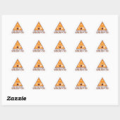 Sarah Sticker! Dreieckiger Aufkleber (Blatt)