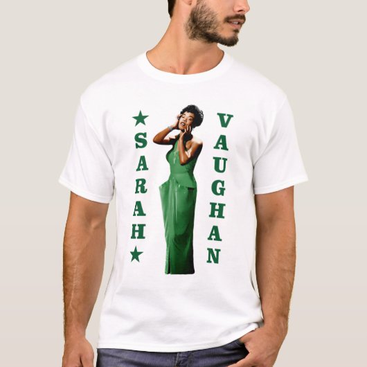 Sarah Vaughan T-Shirt (Vorderseite)