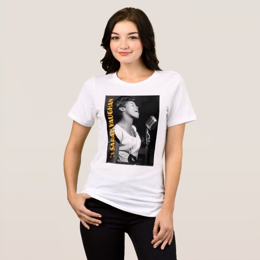 Sarah Vaughan Tri-Blend Shirt (Vorderseite voll)