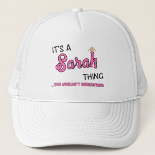 Sarah, was du nicht verstehen würdest truckerkappe