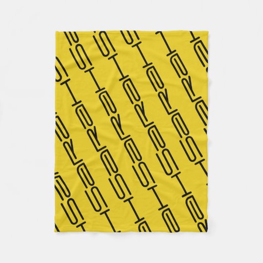 Sarah, Wiederholungsmuster geometrisch, Fleecedecke (Vorderseite)