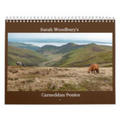 Sarah Woodburys Carneddau Ponies Kalender (Titelbild)