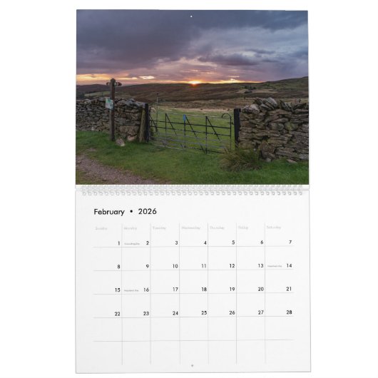 Sarah Woodburys Morgen in Gwynedd Kalender (Feb 2026)