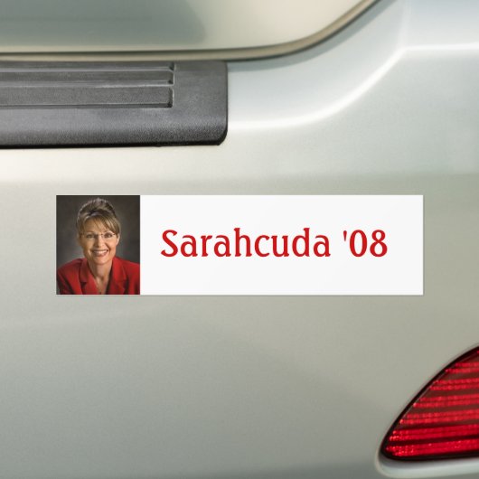 Sarahcuda '08 autoaufkleber (Auf Auto)