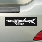 SarahCuda 2012 schwarzer Autoaufkleber (Auf Auto)