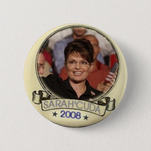 SarahCuda Knopf Button (Vorderseite)