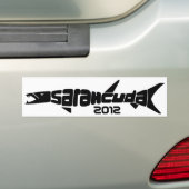 Sarahcuda schwarzer Autoaufkleber (Auf Auto)