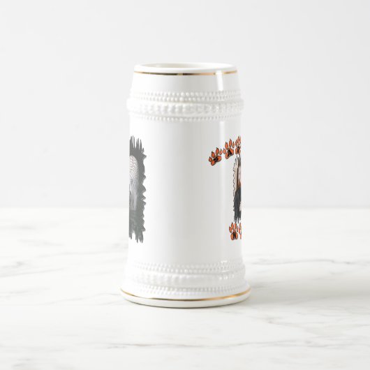 sarahmug1, Tiger - besonders angefertigt Bierglas (Mittel)