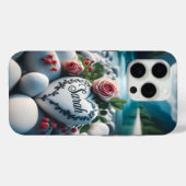 Sarahs Herz am Fluss Case-Mate iPhone Hülle (Rückseite (Horizontal))