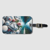 Sarahs Herz am Fluss Gepäckanhänger (Vorderseite (Horizontal))