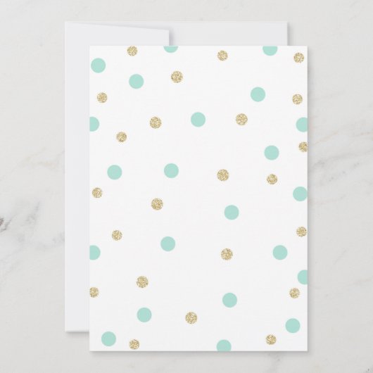 Sarahs maßgeschneiderte Einladungen (Rückseite)