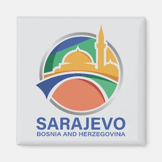 Sarajevo Bosnia and Herzegovina Magnet (Vorne)