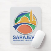 Sarajevo Bosnia and Herzegovina Mousepad (Mit Mouse)