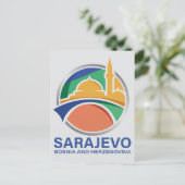 Sarajevo Bosnia and Herzegovina Postkarte (Stehend Vorderseite)