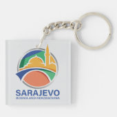 Sarajevo Bosnia and Herzegovina Schlüsselanhänger (Rückseite)