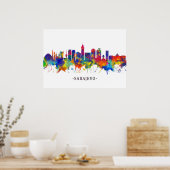 Sarajevo Bosnia and Herzegovina Skyline Poster (Küche)