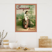 Sarajevo ~ Bosnien ~ Vintage Travel Poser. Poster (Küche)