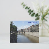 Sarajevo - Brücke Lateinisch Postkarte (Stehend Vorderseite)