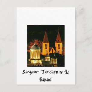Sarajevo Jerusalem der Balkaner Postkarte