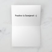 Sarajevo Karte (Innenseite)