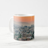 Sarajevo-Landschaft von oben Kaffeetasse (Vorderseite Links)