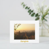 Sarajevo morgens postkarte (Stehend Vorderseite)