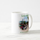 Sarajevo: Pigeon-Platz im alten Basar Kaffeetasse (VorderseiteRechts)