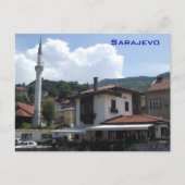 Sarajevo Postkarte (Vorderseite)