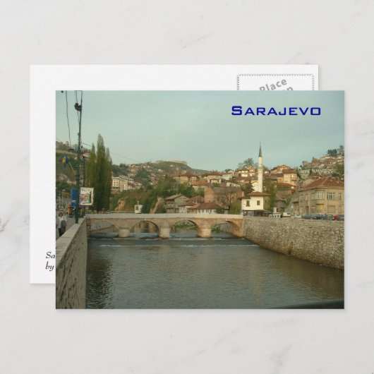 Sarajevo Postkarte (Vorne/Hinten)
