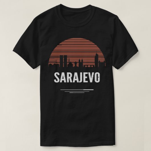 Sarajevo Skyline T-Shirt (Design vorne)