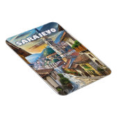 Sarajevo, Stadt der Hoffnung und des Gedächtnisses Magnet (Rechte Seite)