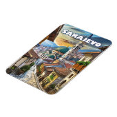 Sarajevo, Stadt der Hoffnung und des Gedächtnisses Magnet (Linke Seite)