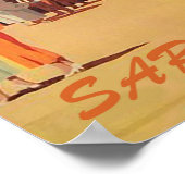 Sarajevo Stadt im Stadtzentrum, Bosnien, Vintage-R Poster (Ecke)