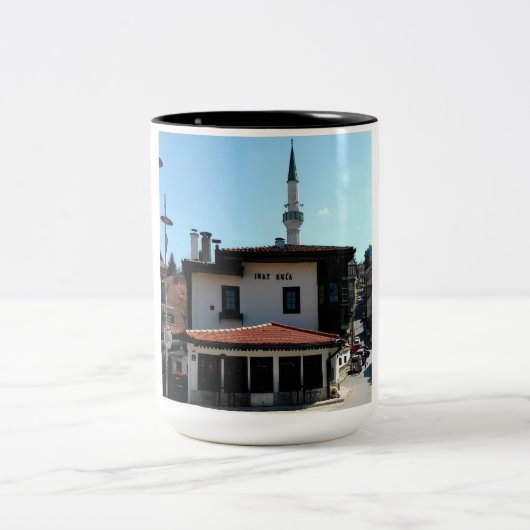 Sarajevo Tasse-Große Geschenkidee für alle Zweifarbige Tasse (Mittel)