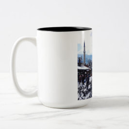 Sarajevo Tasse-Große Geschenkidee für alle Zweifarbige Tasse