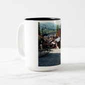 Sarajevo Tasse-Große Geschenkidee für alle Zweifarbige Tasse (Vorderseite Links)
