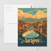 Sarajevo Vintage Postkarte (Vorne/Hinten)