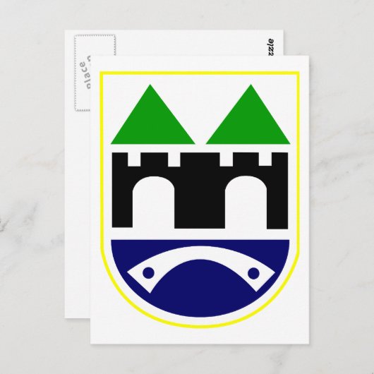 Sarajevo-Wappen Postkarte (Vorne/Hinten)