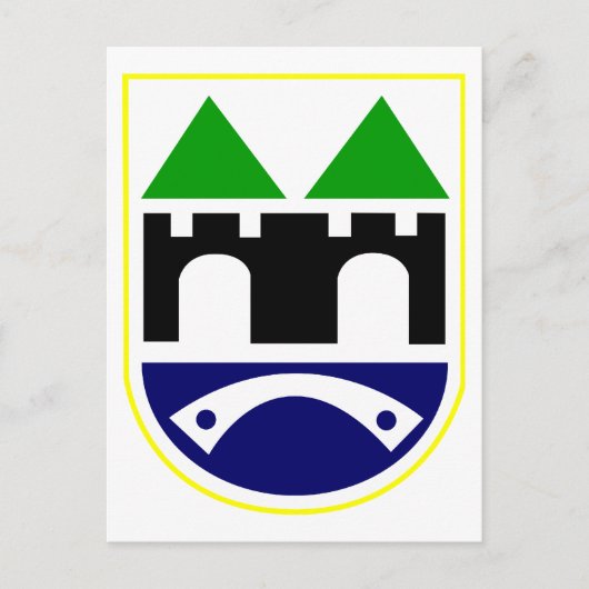 Sarajevo-Wappen Postkarte (Vorderseite)