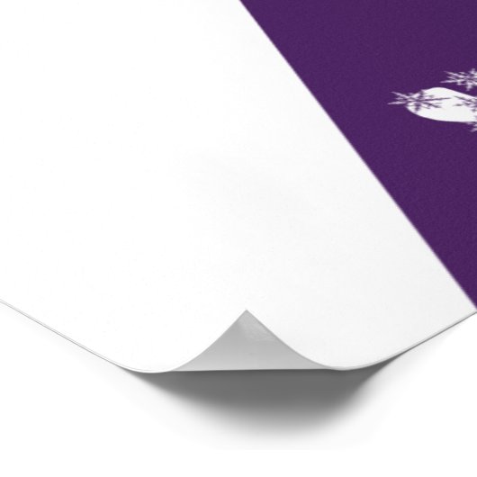 Sarajevo Winter Reiseplakat Poster (Ecke)