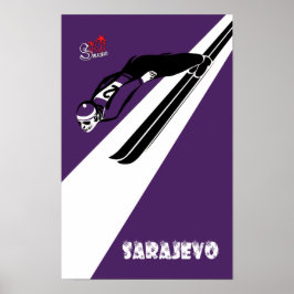 Sarajevo Winter Reiseplakat Poster