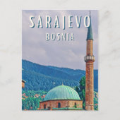 Sarajewo, historische Stadt Bosnien und Herzegowin Postkarte (Vorderseite)