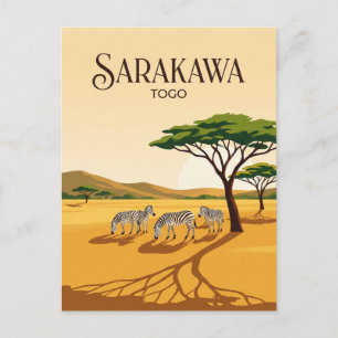 Sarakawa-Wildreservat Togo Postkarte