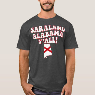 Saraland Alabama AL Flag Niedliches südliches Spri T-Shirt