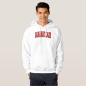 SARANAC LAKE NEU YORK Varsity Style U Hoodie (Vorne ganz)